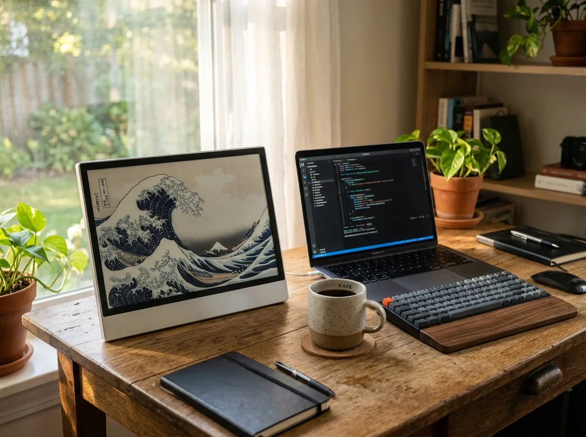 AI Studioでアートを生成する様子